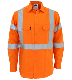 Hi Vis 3 Way Vented "X" Back & Biomotion Taped Shirt