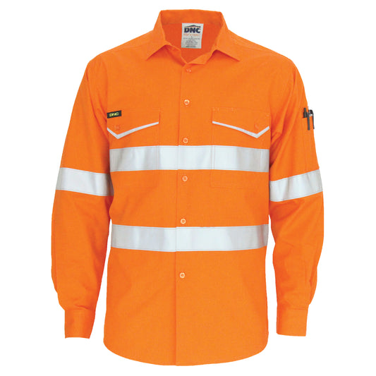 3590 RipStop Cotton Cool Shirt with CSR Reflective Tape, L/S