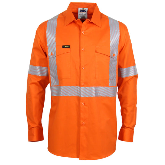 3646 HiVis Segment Taped Coolight "X" Back Shirt