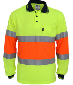 Hi Vis Cool Dry 2T Bio - Motion D/N Polo - LS
