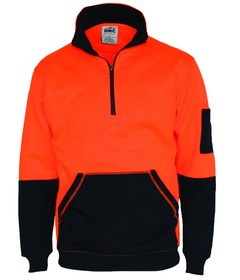 Hi Vis 1/2 Zip Super Fleecy