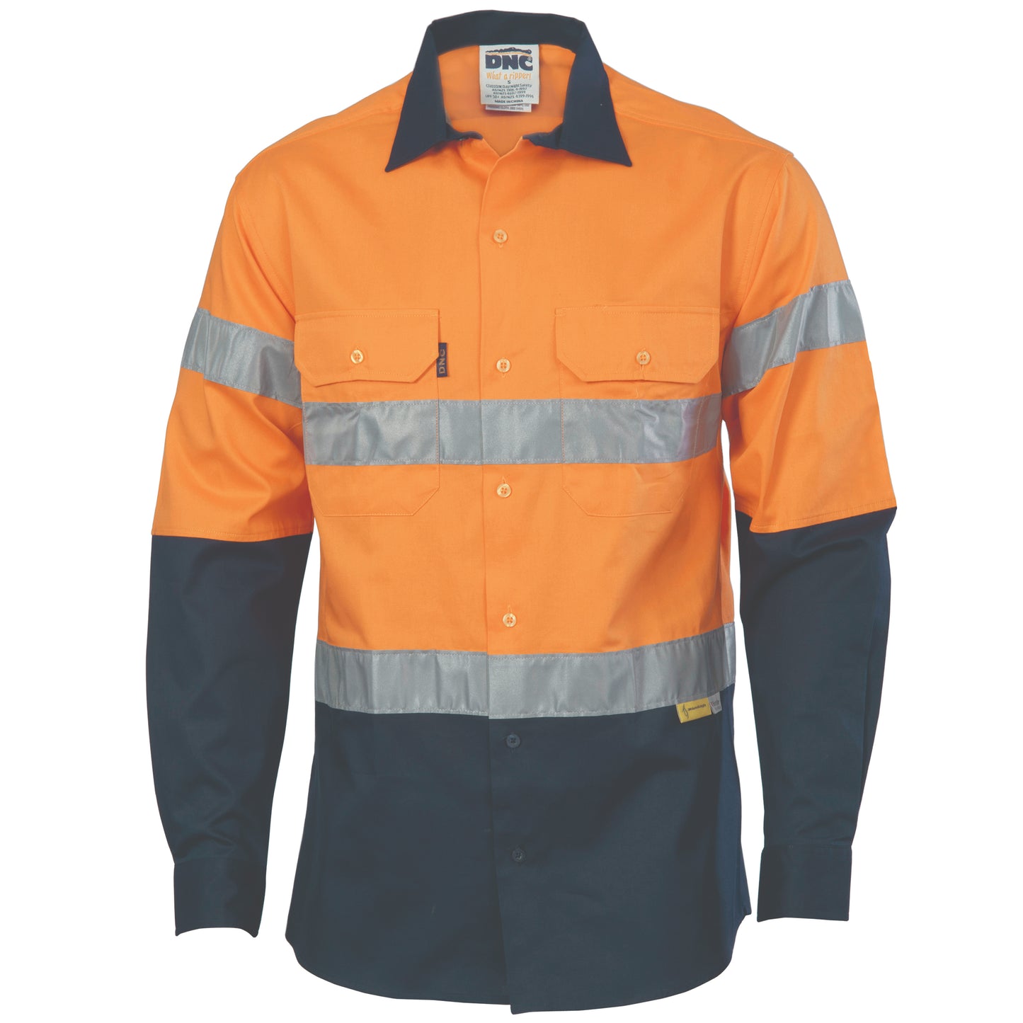 Orange/Navy