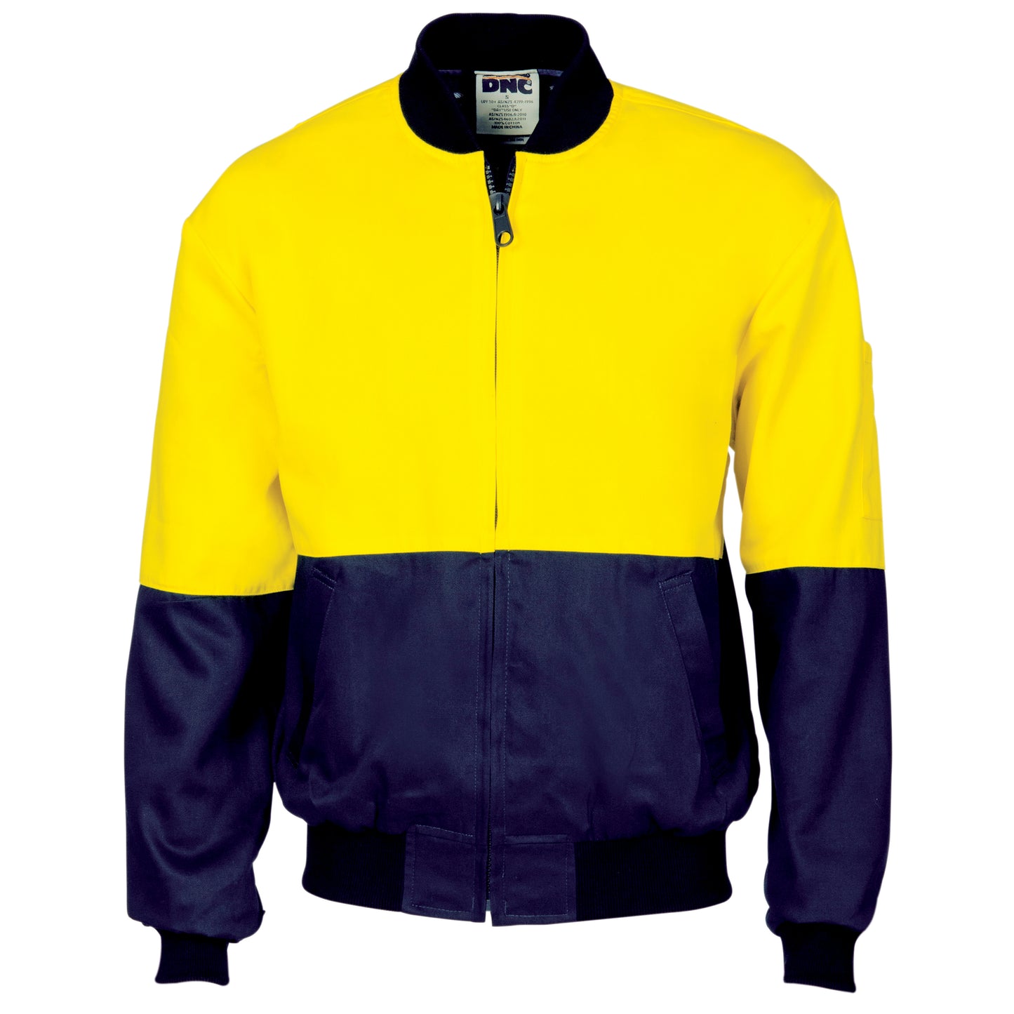 3757 HiVis Two Tone Cotton Bomber Jacket