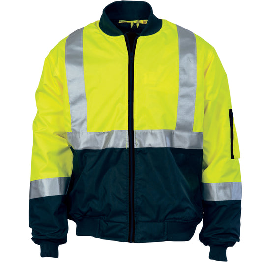3762 HIVIS 2 TONE BOMBER JACKET WITH CSR R/TAPE