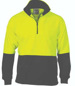 HiVis Two Tone 1/2 Zip Polar Fleece