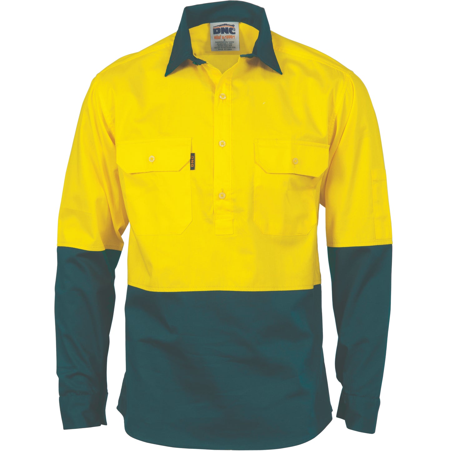 Yellow/Bottle Green