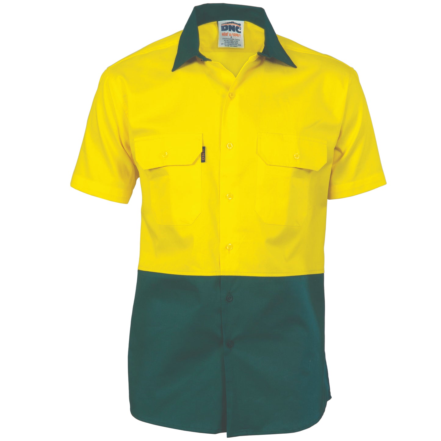 Yellow/Bottle Green