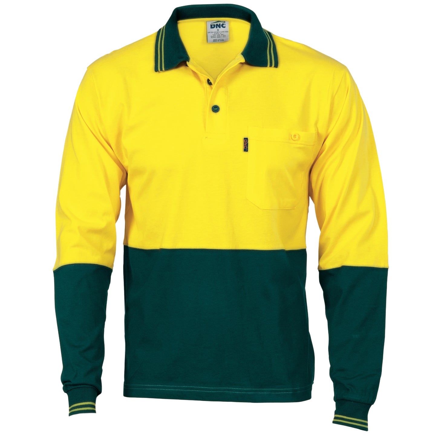 Yellow/Bottle Green