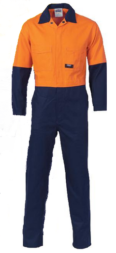 HIVIS Cool-Breeze 2-Tone Lightweight Cotton Coverall