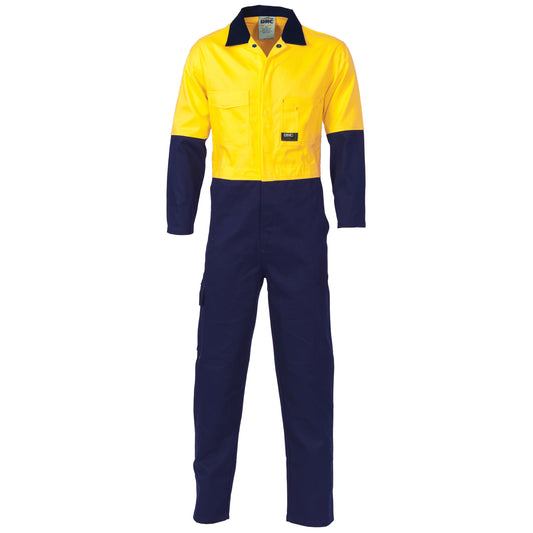 3852 HiVis Cool-Breeze 2-Tone LightWeight Cotton Coverall