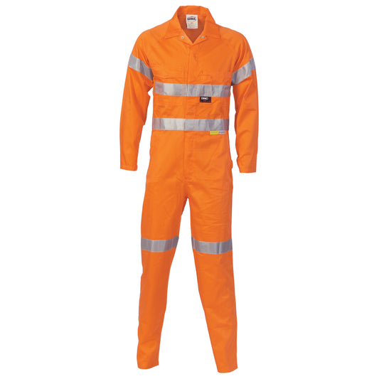 3854 HiVis Cotton Coverall with 3M R/Tape