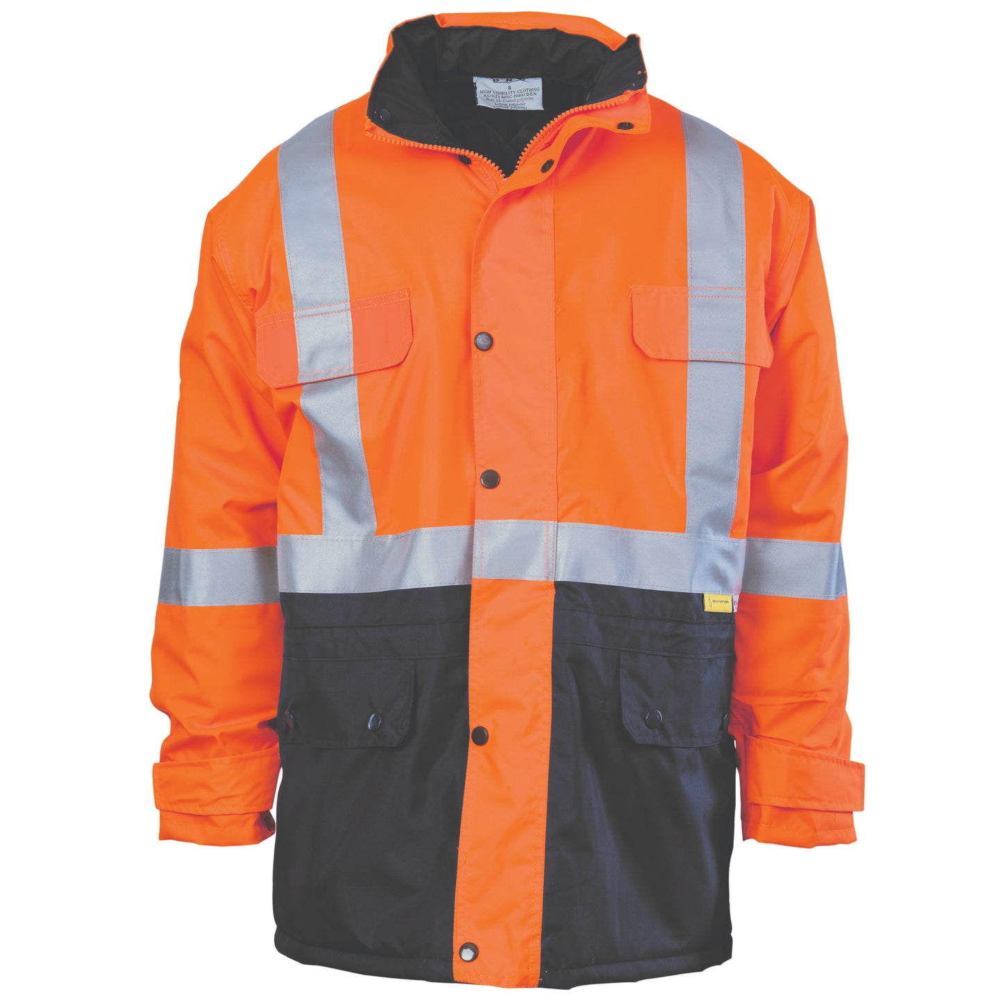 3863 HiVis Two Tone Quilted Jacket with 3M R/Tape