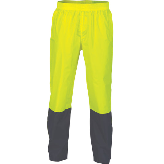 3878 HiVis Two Tone Light weight Rain pants