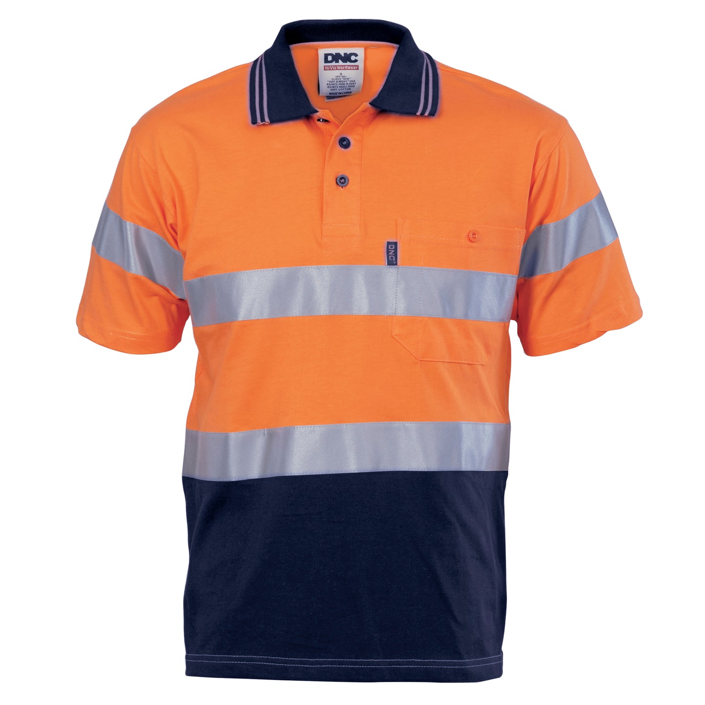 Orange/Navy