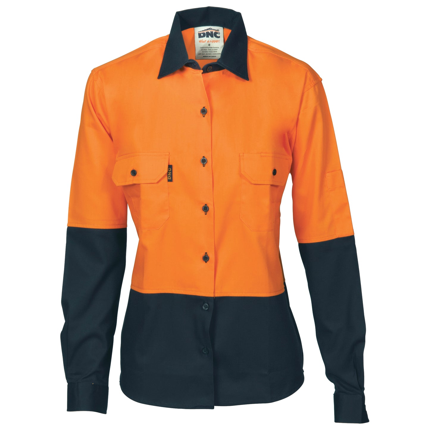 Orange/Navy