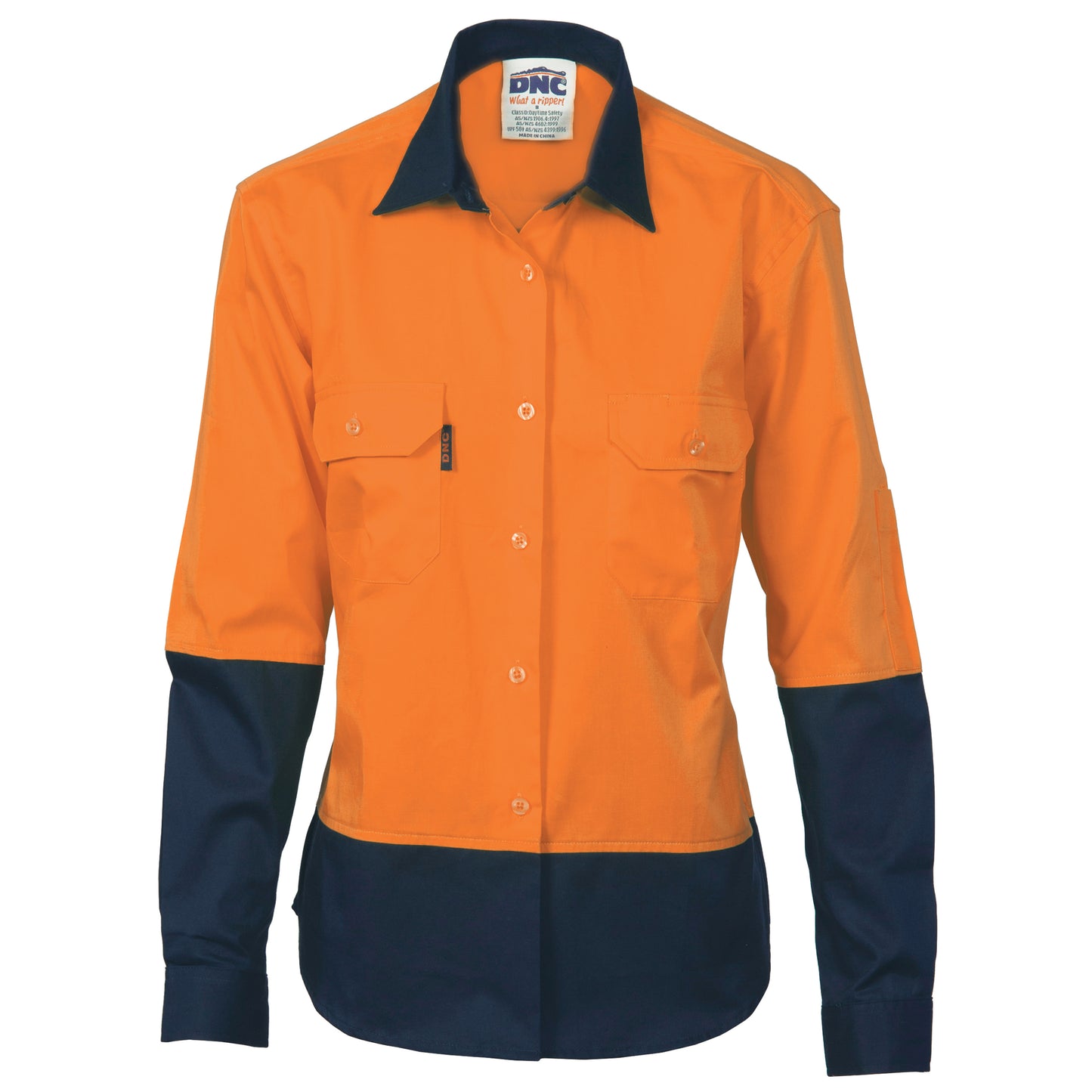 Orange/Navy