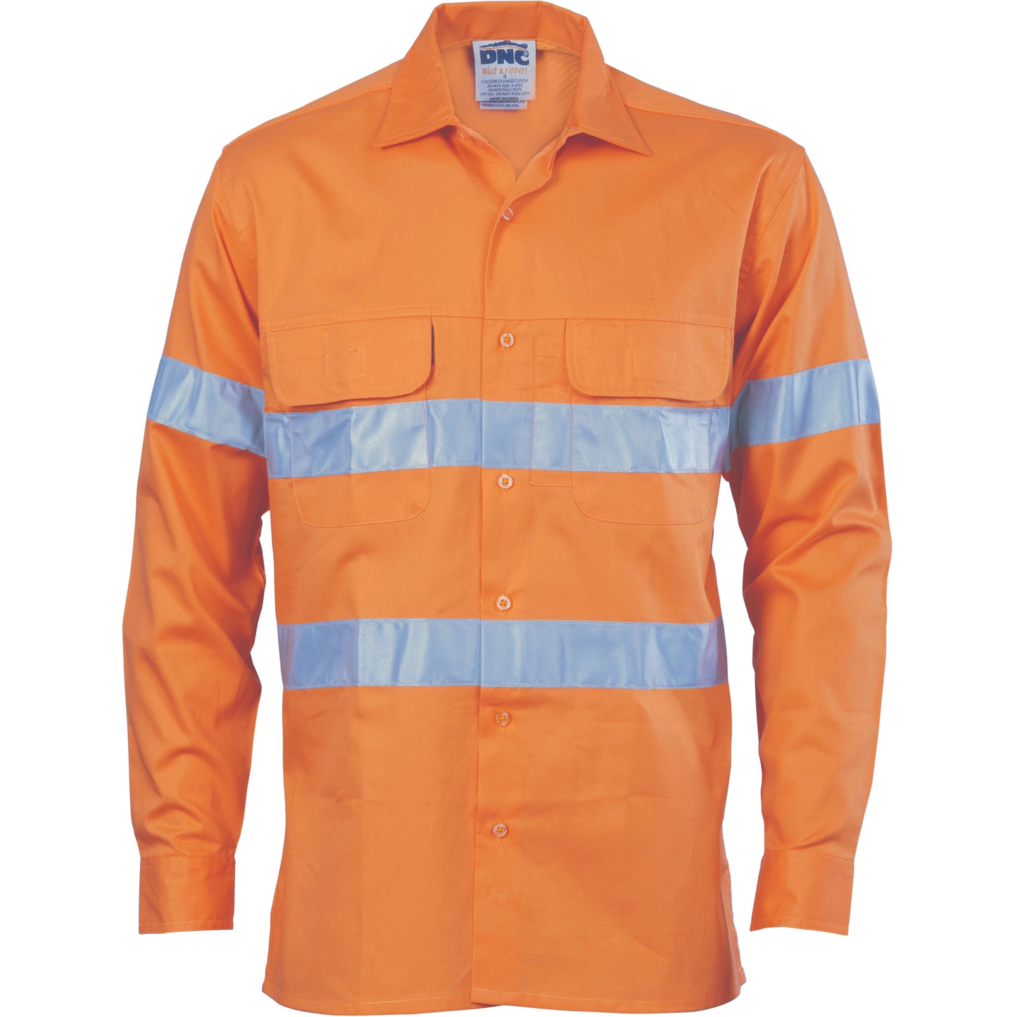 3947 HiVis 3 Way Cool-Breeze Cotton Shirt with 3M R/Tape - Long sleeve
