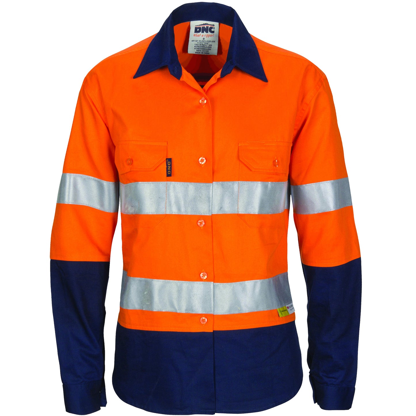 Orange/Navy