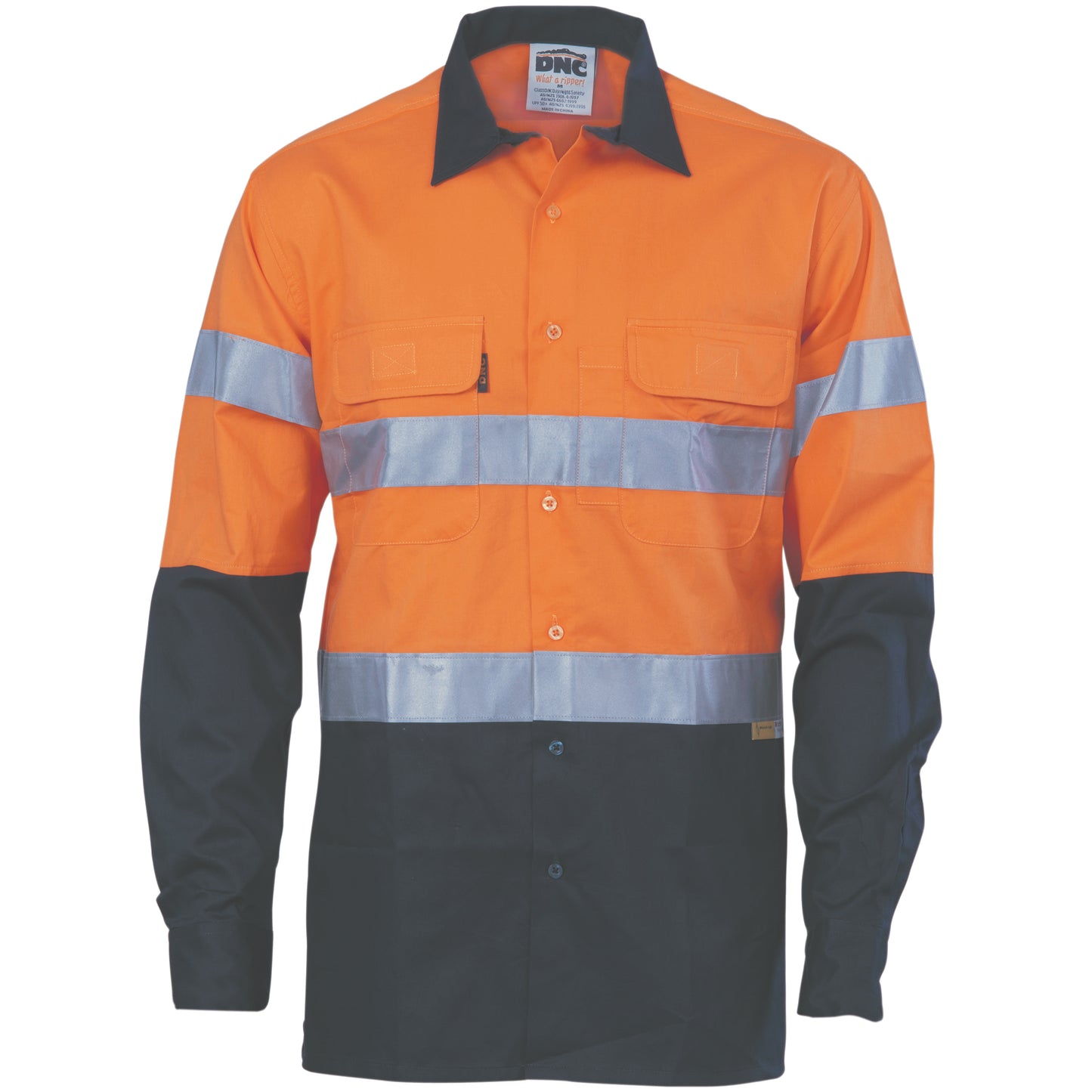 Orange/Navy