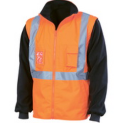 Hi Vis Cross Back D/N "6 in 1" Jacket