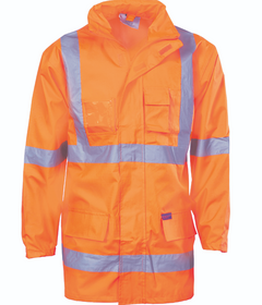 HiVis Cross Back D/N "2 in 1" Rain Jacket