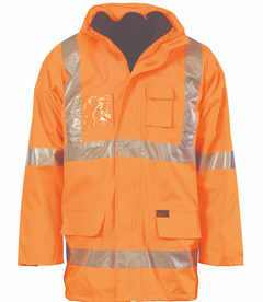 Hi Vis Cross Back D/N "6 in 1" Jacket