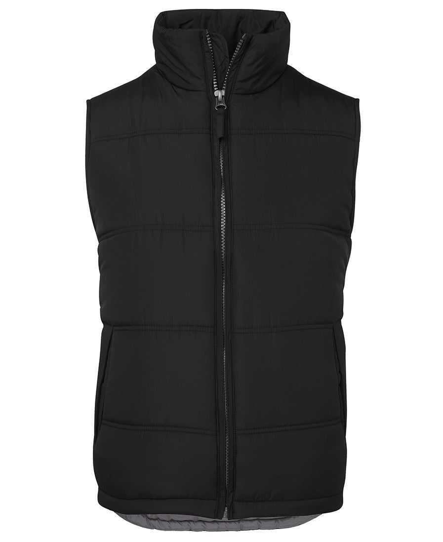 JB's Adv Puffer Vest Black/Grey-2Xs