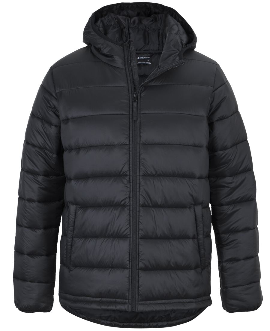 JB's Urban Hooded Puffer Jacket Black
