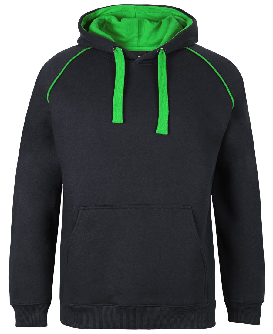 JB's Contrast Fleecy Hoodie Black/Red-04