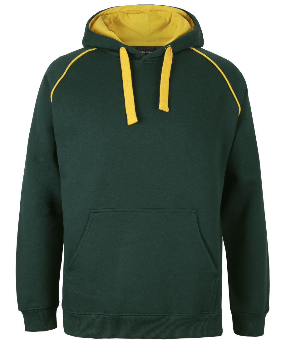 JB's Contrast Fleecy Hoodie Black/Red-04