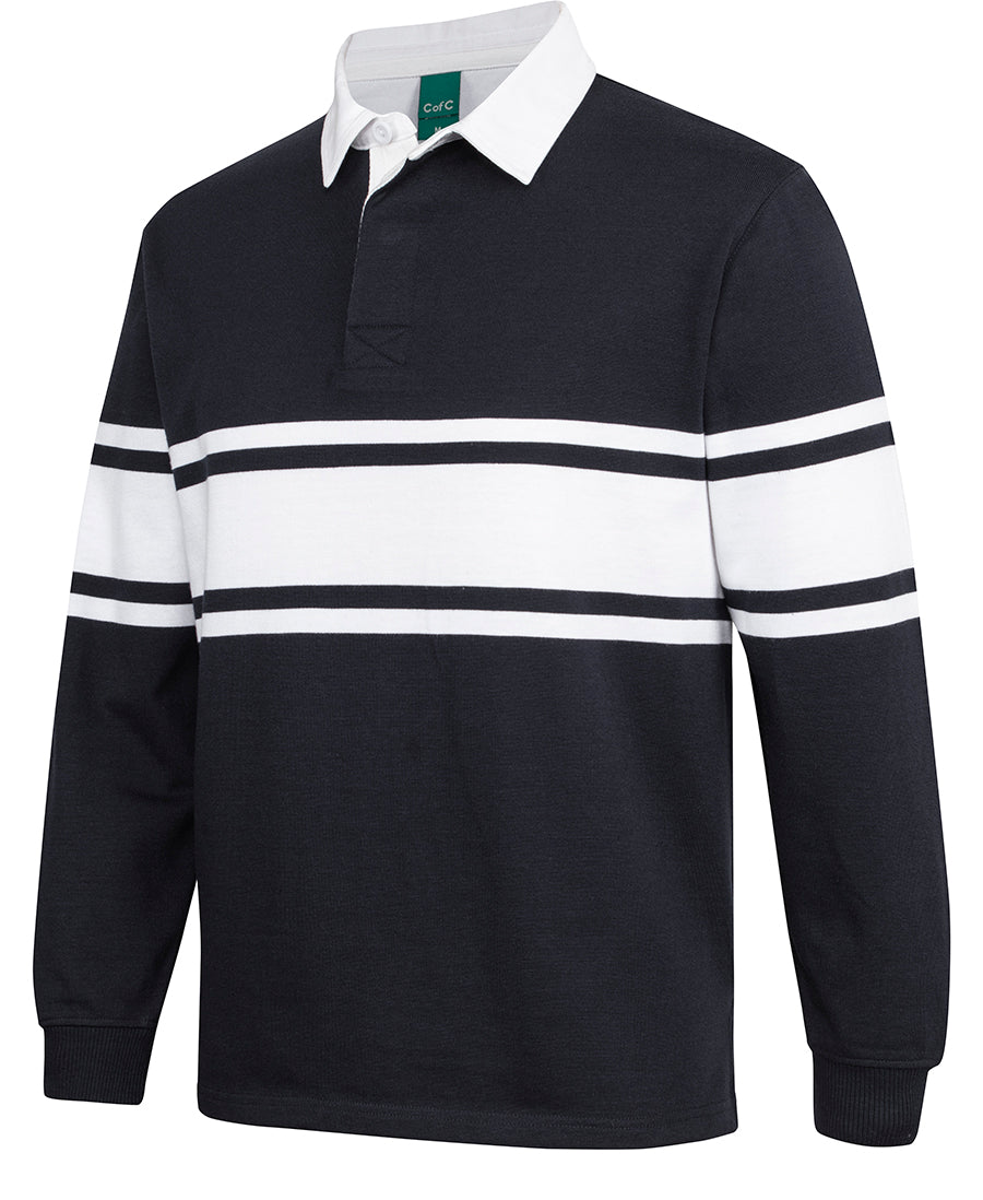 3RY3 3 Stripe Yarn Dyed Rugby