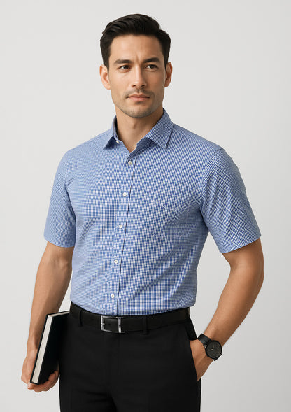 BizCorporate 42522 Mens Newport Short Sleeve Shirt