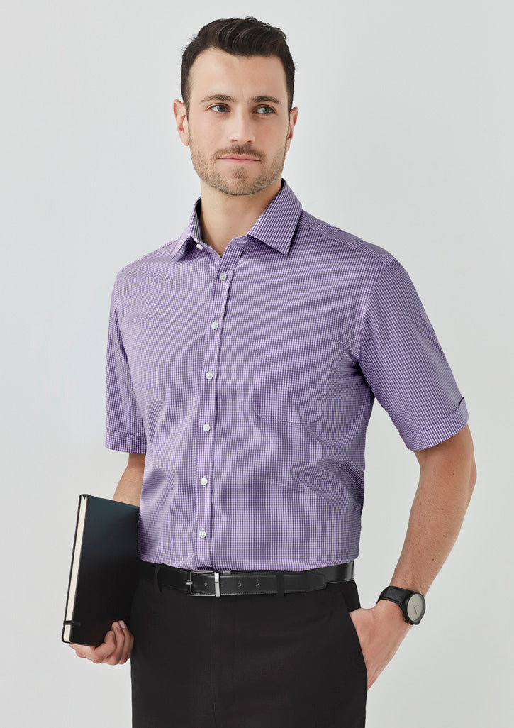 BizCorporate 42522 Mens Newport Short Sleeve Shirt