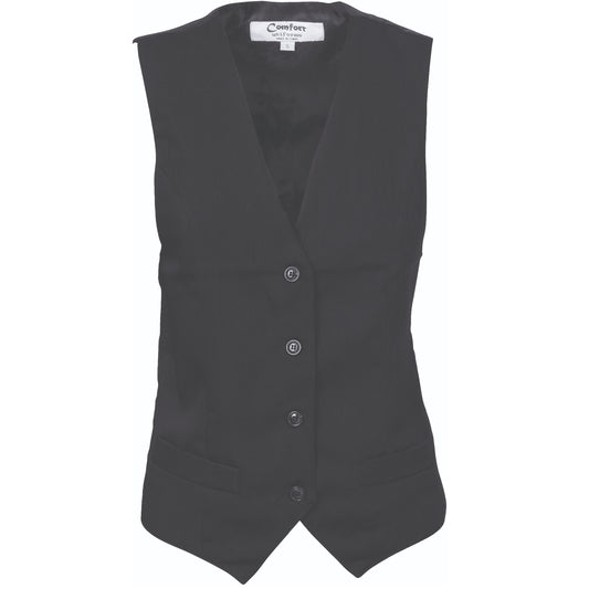 4302 Ladies Black Vest