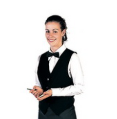 Ladies Black Vest