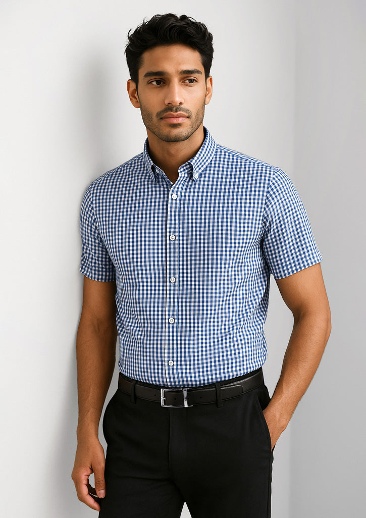 BizCorporate 43422 Mens Springfield Short Sleeve Shirt