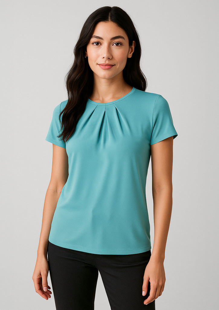 BizCorporate 44412 Womens Blaise Short Sleeve Top