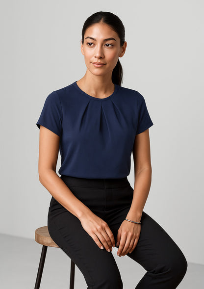 BizCorporate 44412 Womens Blaise Short Sleeve Top
