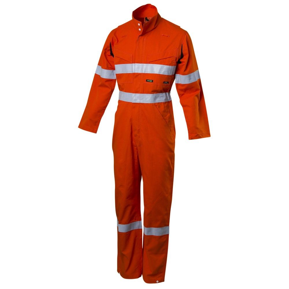 WORKIT Workwear PPE2 Flarex FR Inherent 215gsm Vented Taped Coverall