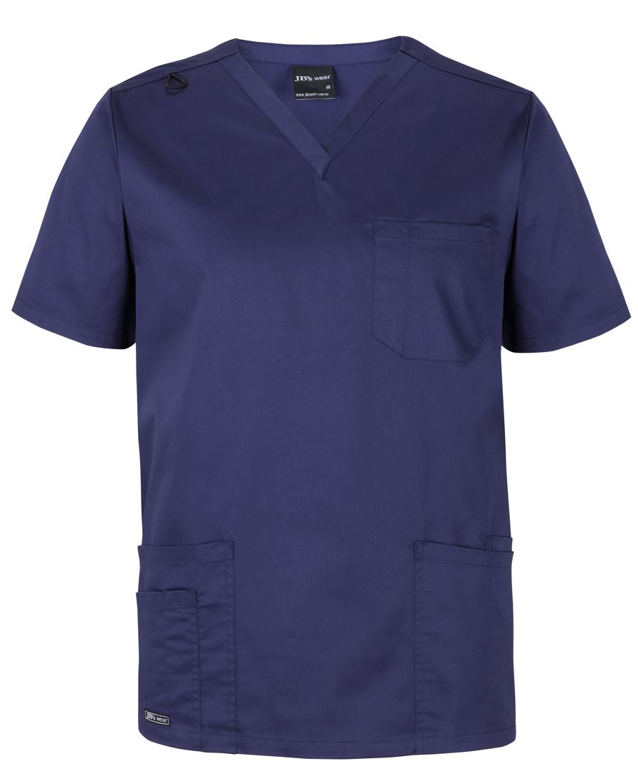 JB's Unisex Premium Scrubs Top Black
