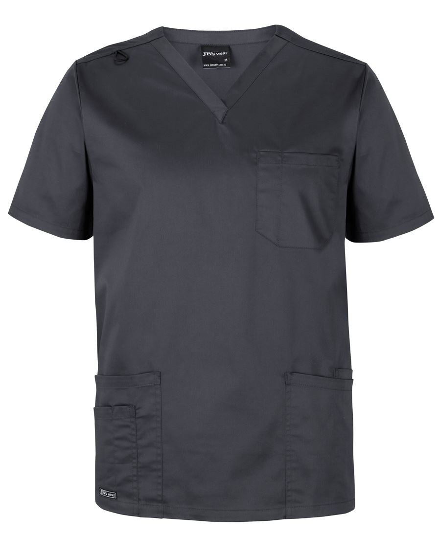 JB's Unisex Premium Scrubs Top Black