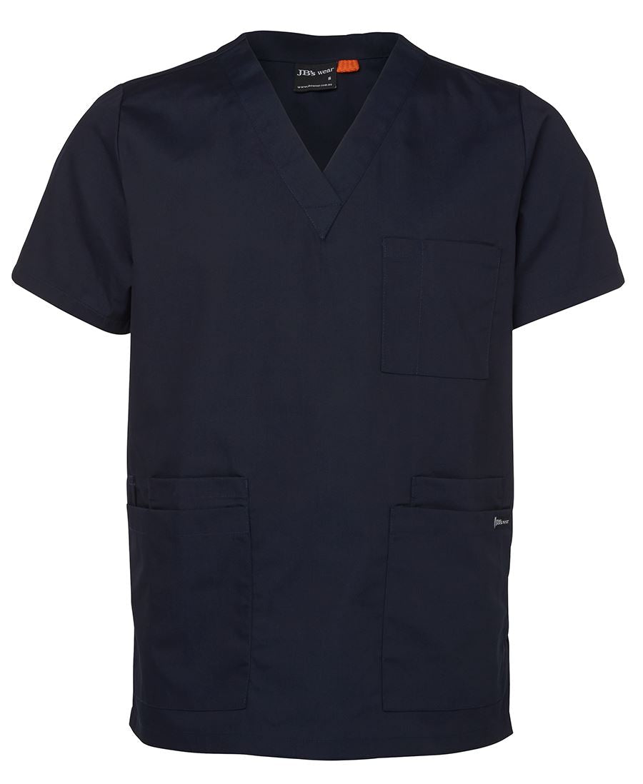 JB's Unisex Scrubs Top Black