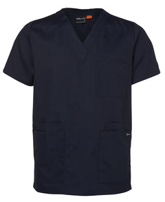 JB's Unisex Scrubs Top Black