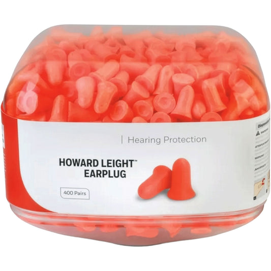 Howard Leight 2 Prefilled Canister of 400 pairs Maximum Earplugs (800 pairs)