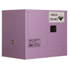 Pratt Safety Corrosive Substance Storage Cabinet: Metal - 100L - 2 Doors - 1 Shelf