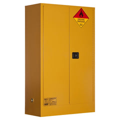 Pratt Safety Organic Peroxide Storage Cabinet: 100L - 2 Doors - 3 Shelves