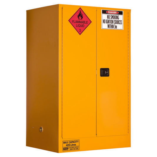 Pratt Safety Flammable Liquid Storage Cabinet: 425L - 2 Doors - 3 Shelves