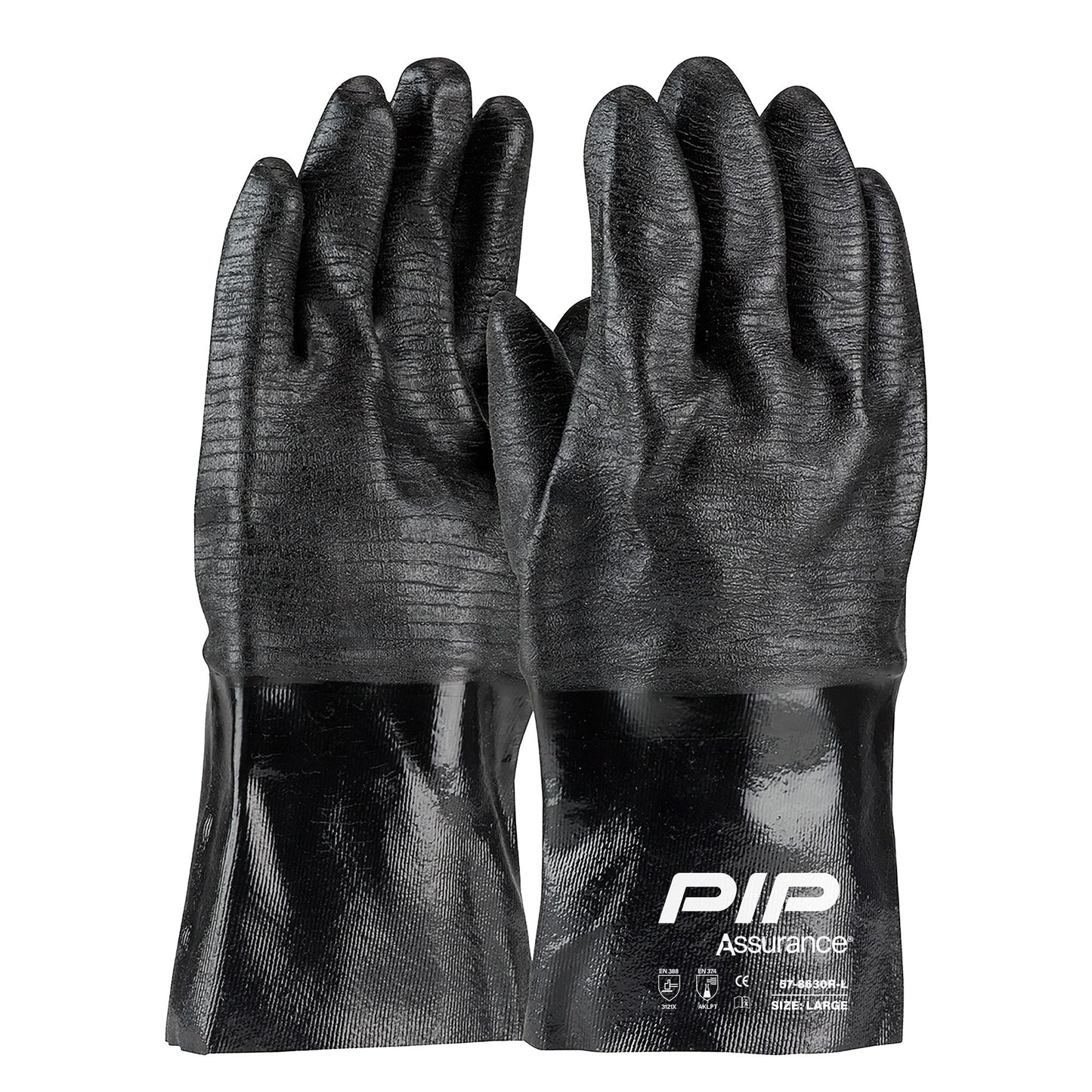PIP Assurance® Chemgrip™ Neoprene Coated Gloves with Interlock Liner - 12” Large