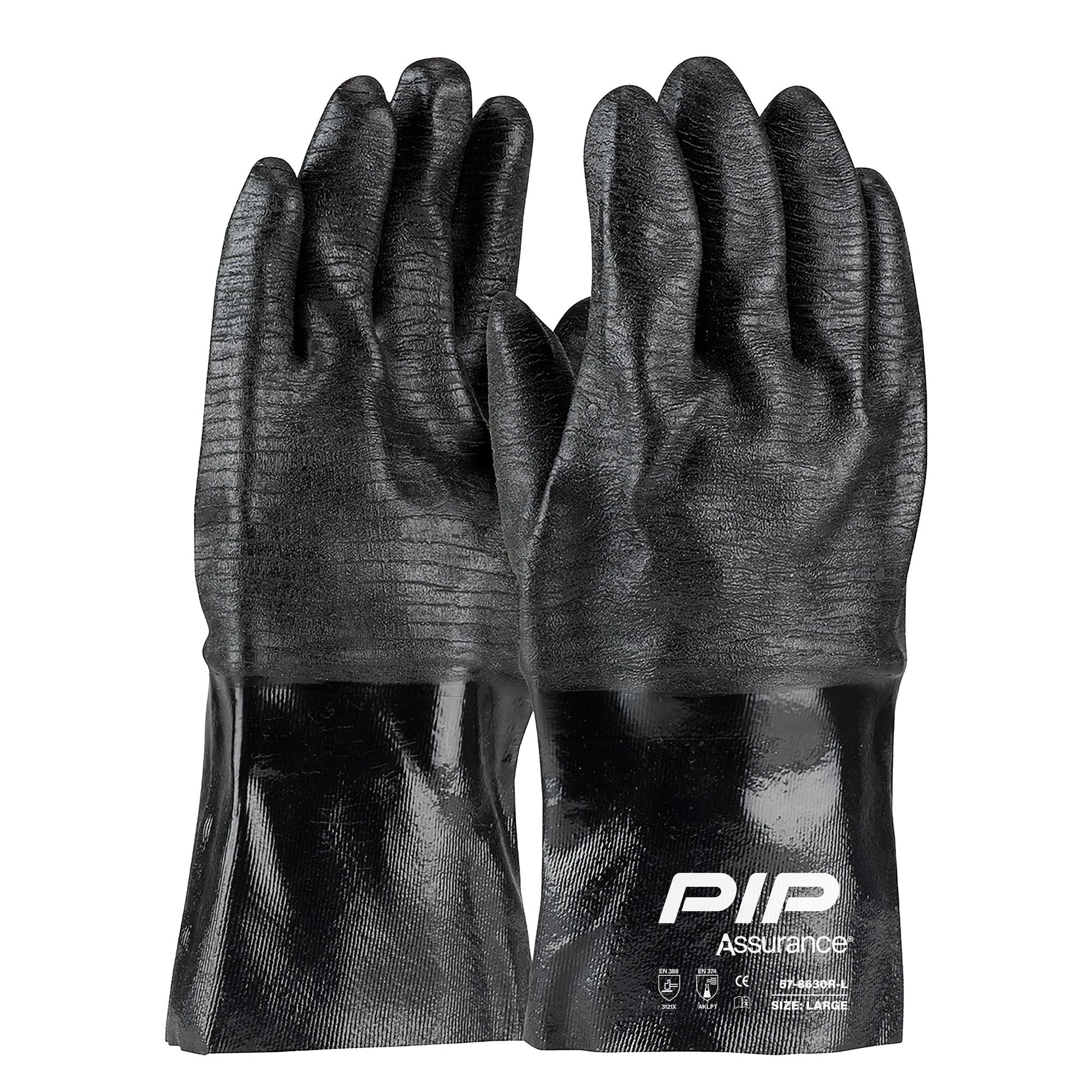 PIP Assurance® Chemgrip™ Neoprene Coated Gloves with Interlock Liner - 12” Large