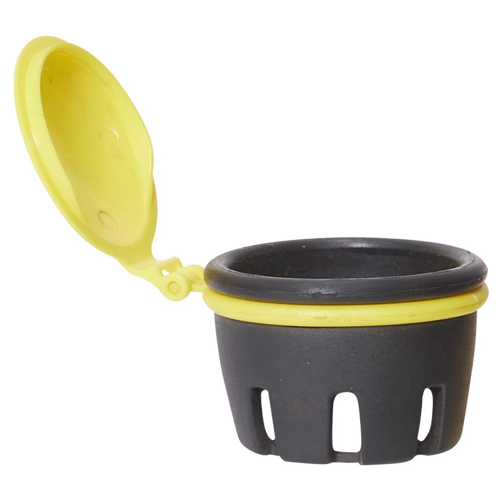 Pratt Safety Pratt Rubber Eyewash Cup With Yellow Dust Cap Suits All Elite Eyewash